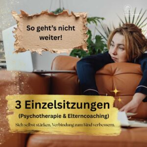 Psychotherapie & Coachings 3 Stück à 60 Minuten.